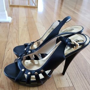 Leather Michael Kors Heels!!!!